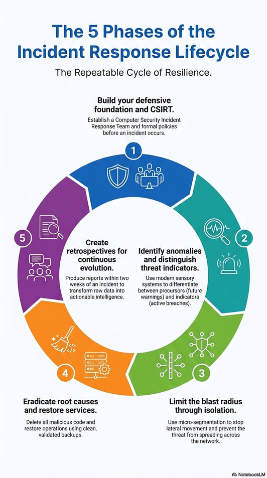 Five Incident Response Lifecycle Phases