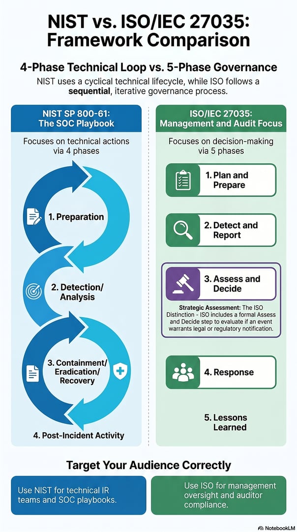 Incident Response Framework Comparison